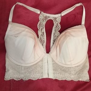 Gorgeous Retro Lace Underella Ella Moss Bra 32D